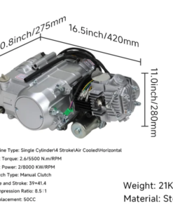 Motorblok Yx 49cc  kick + electro start - Image 4