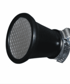 Luchtfilter funnel + zeef mat zwart  28/35 mm