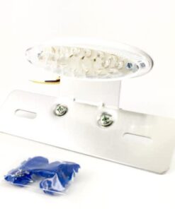 Achterlicht universeel led wit + plaathouder