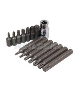 Torx E bit set 15 delig