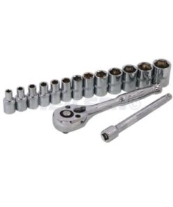 15 delige dopsleutelset 4 - 14mm