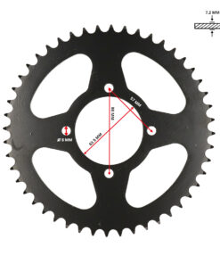 Achtertandwiel Hanway RAW 50