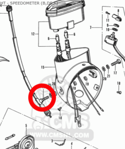 Alternative view of Bout koplamp Honda Dax M8 x 25