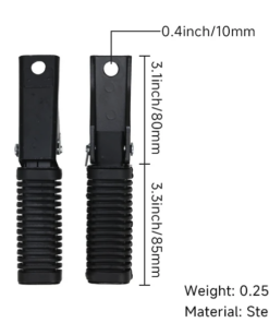 Alternative view of Rear footpegs Honda ST50 - ST70 - CT70