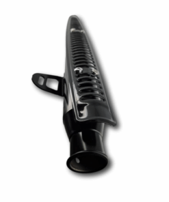 Alternatief beeld van Bovenliggende uitlaat Dax ST 125 b  ori look RVS zwart anodisé