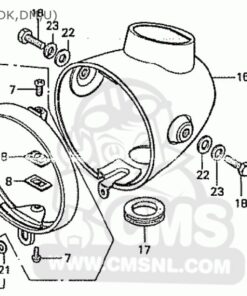 Alternatief beeld van Front fork Honda Z50J1 + case headlight  JDM  model
