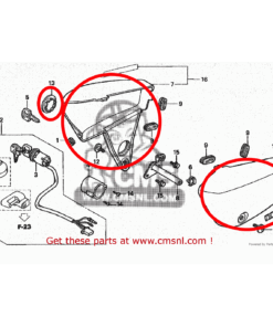 Alternatief beeld van Sidecover L - R Honda Magna