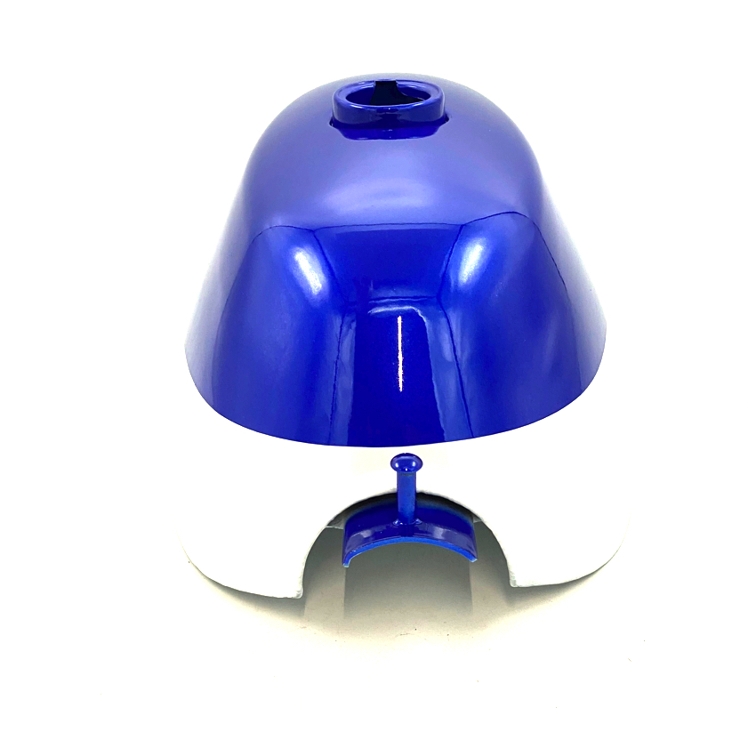 Fuel tank white/blue Honda Z50 AK2 ( us + euro model ) - Afbeelding 2
