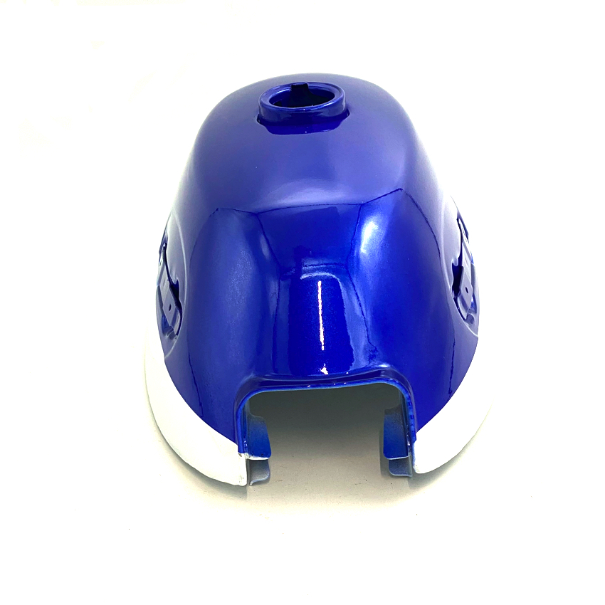 Fuel tank white/blue Honda Z50 AK2 ( us + euro model ) - Afbeelding 3
