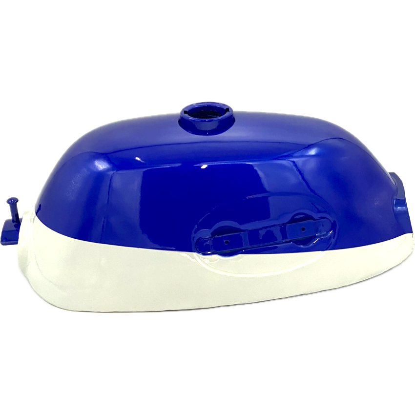 Fuel tank white/blue Honda Z50 AK2 ( us + euro model )