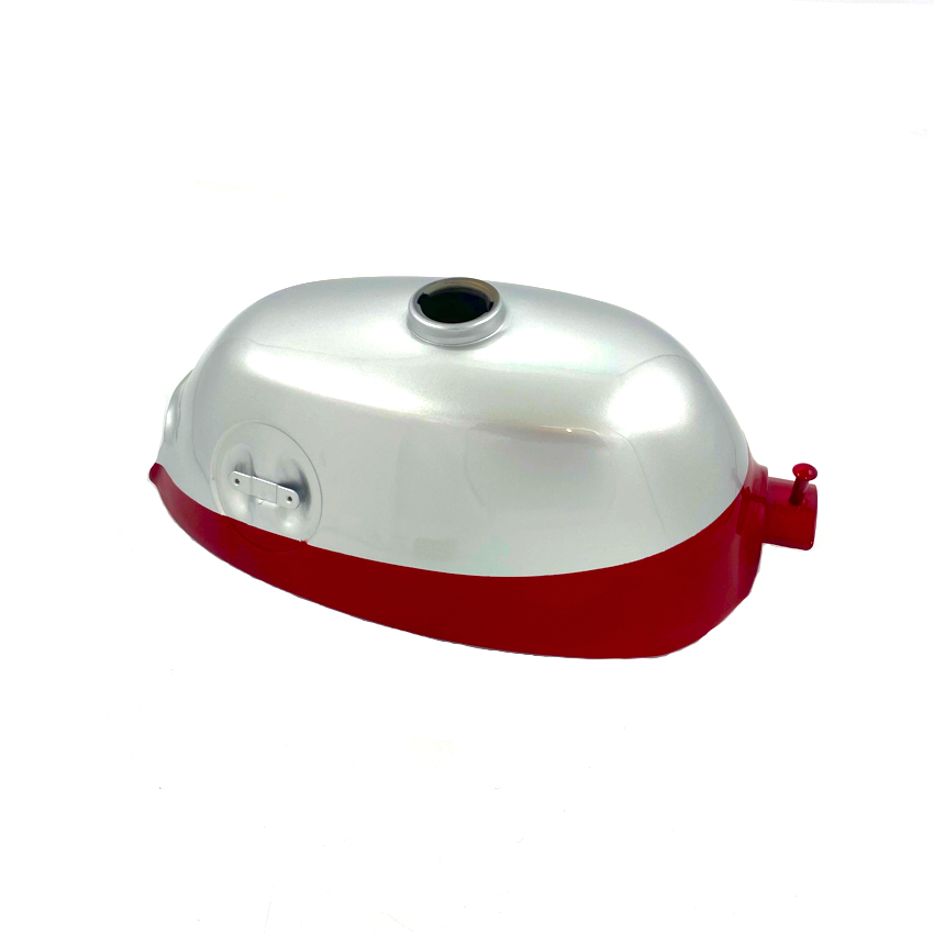 Fuel tank silver/red Honda Z50 AK0 AK1 ( us model ) - Image 3