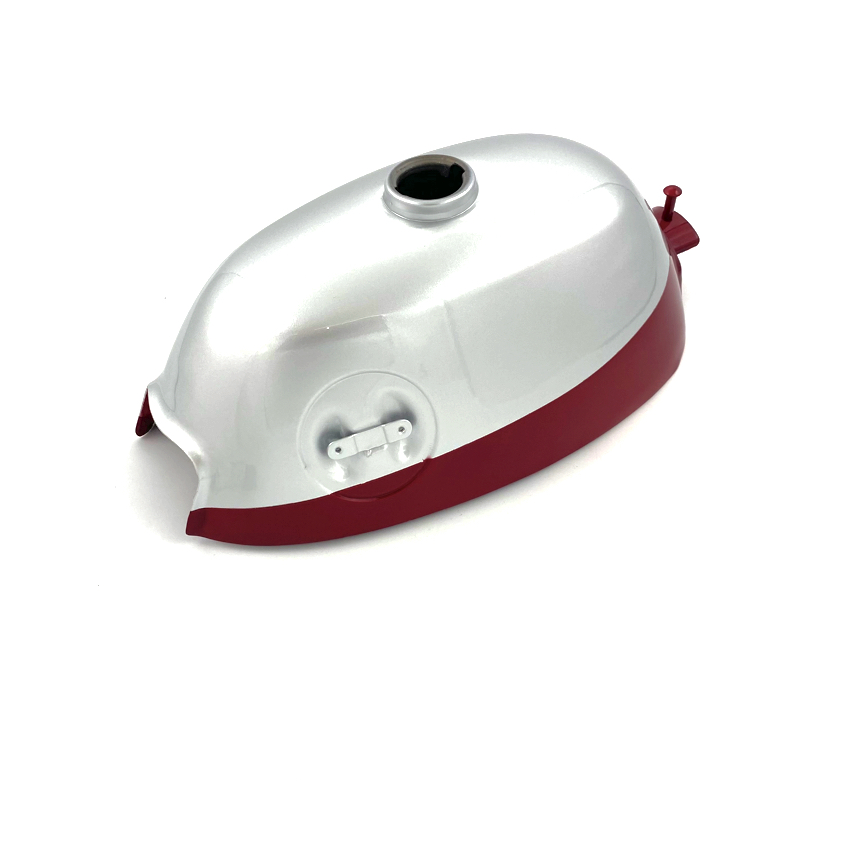 Fuel tank silver/red Honda Z50 AK0 AK1 ( us model )