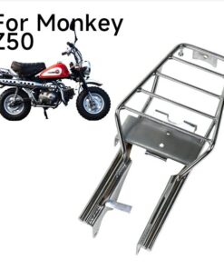 Alternatief beeld van Pakdrager chroom - zwart Honda Z50J2 type