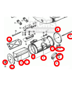Luchtfilter - Airbox Honda  Dax ST50/70 - CT70 - Image 4