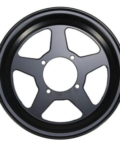 Velg 5 spaaks  10" tubeless  3.00  - 3.50  zwart