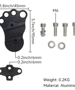 Cnc rempedaal cover  -cnc brake pedal cover - Afbeelding 3