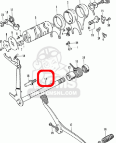 Spindle shift  Honda SS50 - Image 3