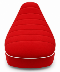 Zadel rood alcantara   Honda Monkey Z125 - Afbeelding 3