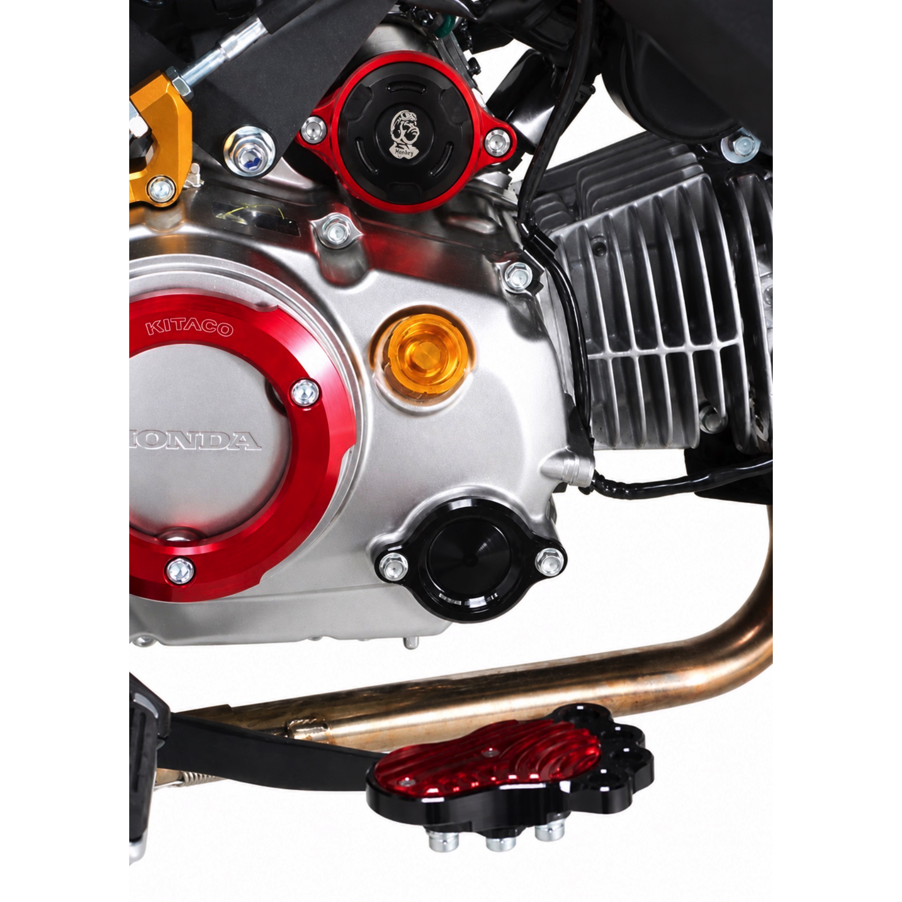 Cover CNC startmotor Honda Dax ST125 - Monkey Z125 - Afbeelding 2