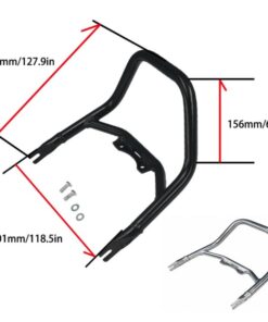 Grab bar  alu zwart - zilver Honda DAX ST125