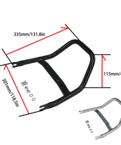 Achterpakdrager alu Honda Monkey Z125  kleur