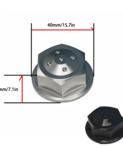 Balhoofdmoer CNC kleur  Honda DAX ST125